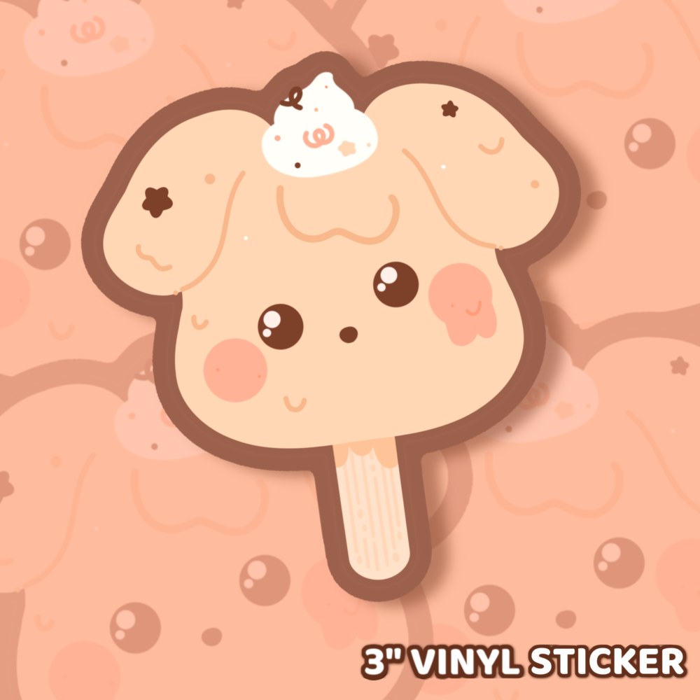 PuppyM Crème Sticker