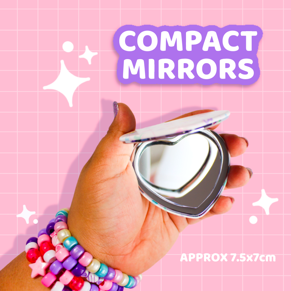 Neapolitan Sweet Heart Compact Mirror
