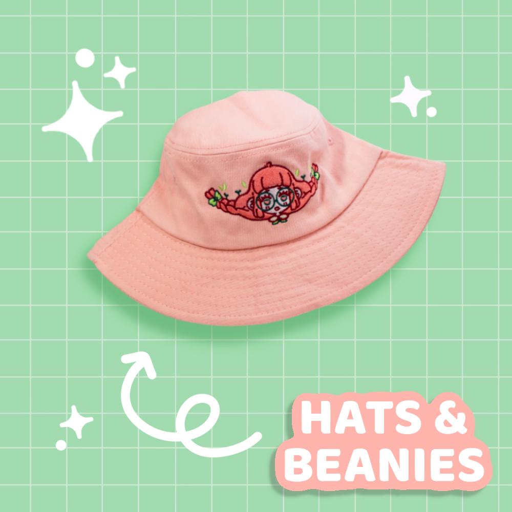 Peach Girl Bucket Hat