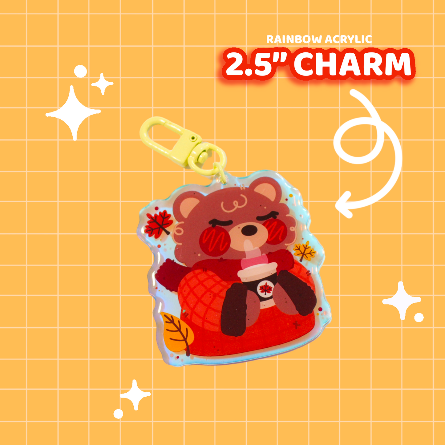 Fall Bear Charm