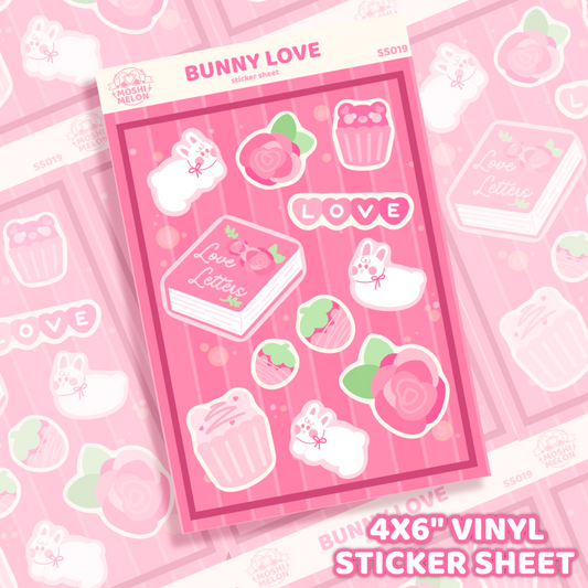 Bunny Love Sticker Sheet