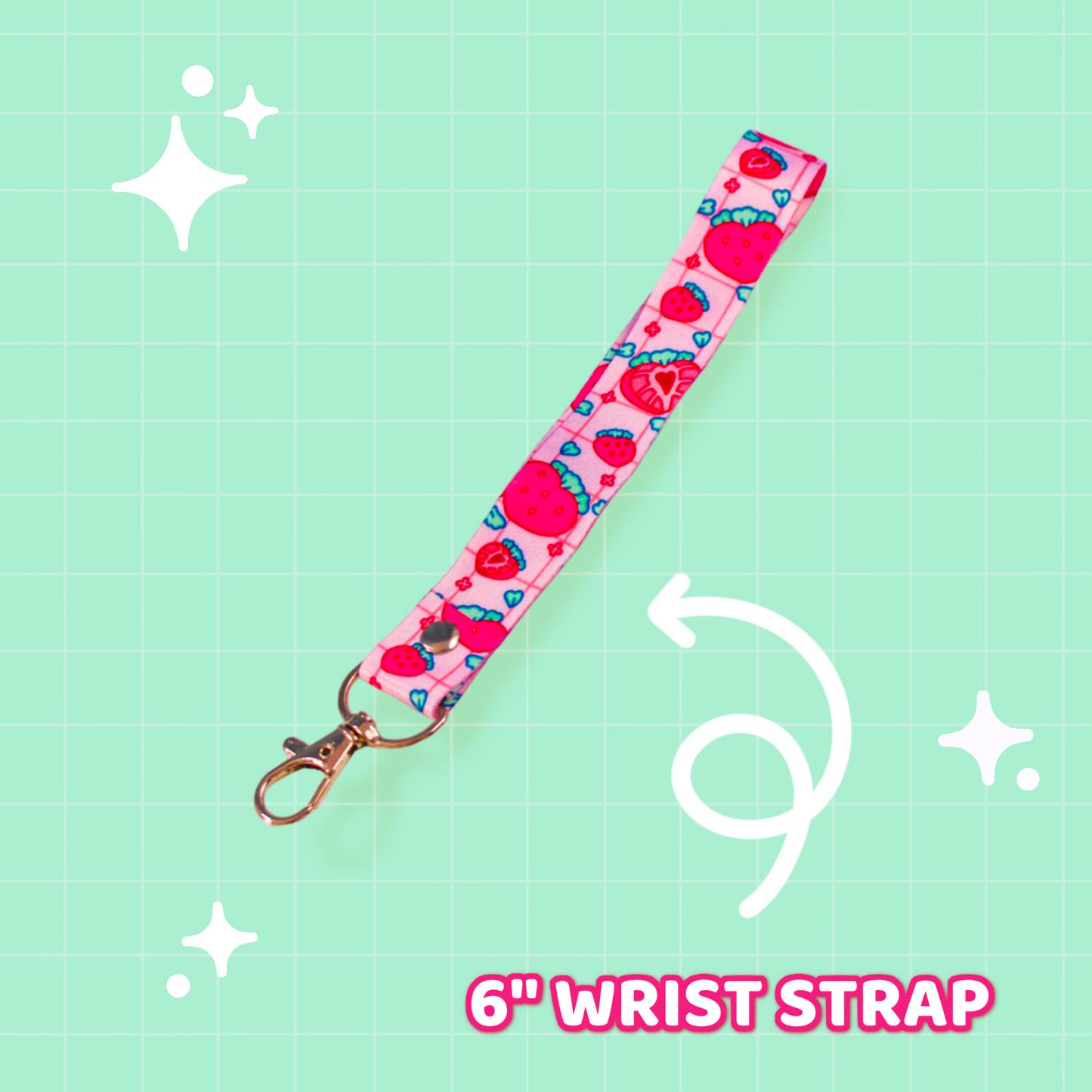 Strawberry Wrist Strap