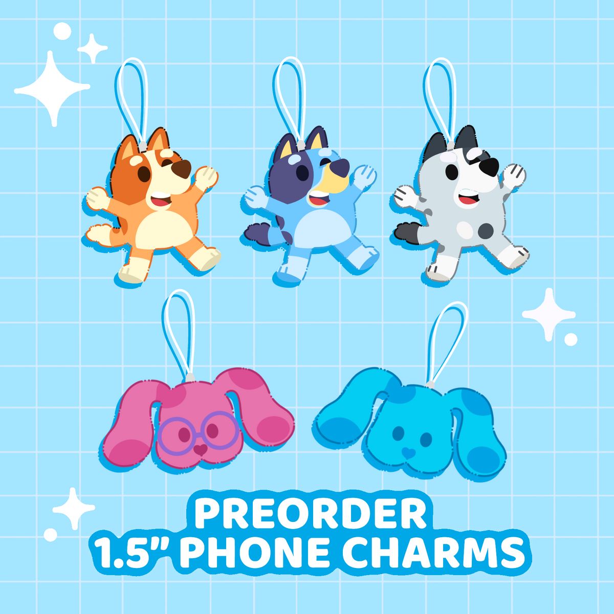 Juego de adornos para teléfono Puppy Showdown