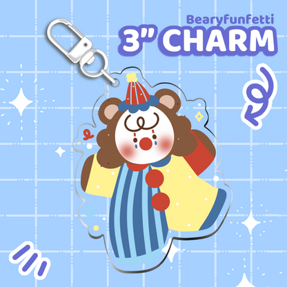 Bear Clown Charms