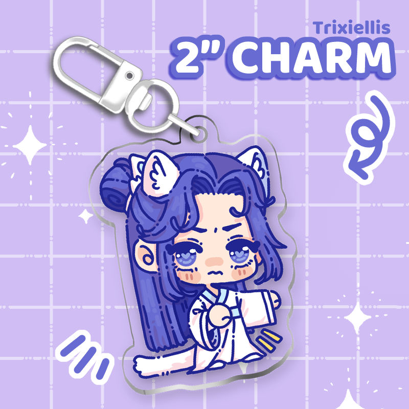 Dumb Husky Charm Set