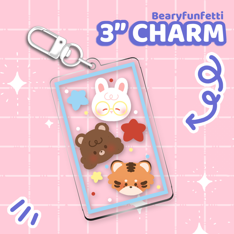 Bear Friends Charm Set