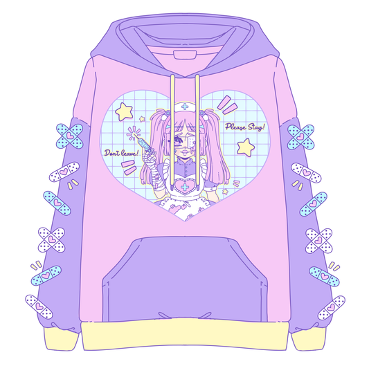 Sudadera con capucha de enfermera